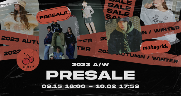 秋冬新作！PRESALEスタート