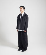 HIDDEN SHIRT JACKET-BLACK