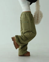 Zipper Pocket String Jogger & Wide Pants