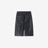 LEATHER SHORTS BLACK