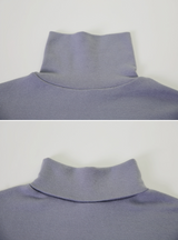 [SHOPPERMADE] ソフトタッチモダルタートルネックTシャツ(5color)