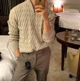 Resquare Semi-Muscle Kissing Semi-Zip-up Knit