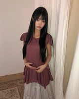 Erinitt Short-Sleeve Layered Dress