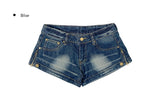 Dibe Vintage Washing Denim Low Shorts