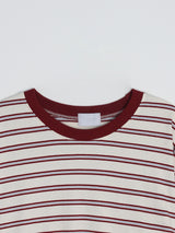 Lower stripe long sleeves 3color
