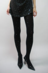 galaxy black tights