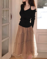 charlotte bust twist slit top