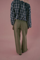 Cotton chino pants_khaki