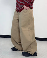 ウシコットンワイドパンツ
