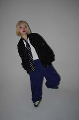 2WAY STRING PANTS_BLUE ( FLEECE.ver)