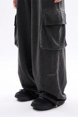 Ryhall vintage dyeing cargo sweatpants