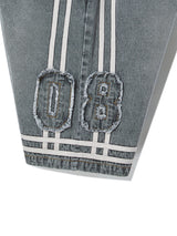バスケットボールデニムハーフパンツ (GRAY)