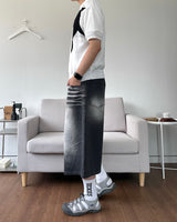 Leeds Washing Half Denim Pants