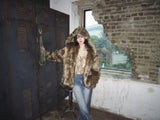 Hoodie fox fur-JK (Brown)