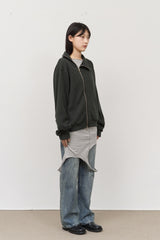 Moore Side Knitted Zip Up