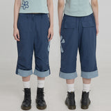 Check Applique Capri Pants