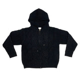 Meld knit hood jumper