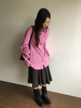 ペーパー ドロップ シャツ (4color)