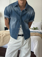 [4SEASON] Regular semi wide cotton pants(2color)