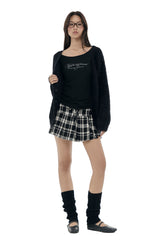  Kleen club letter top, White