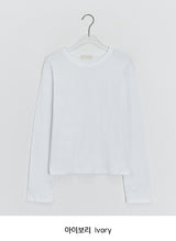 Dolde Color Round Long Sleeve T-Shirt