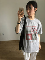 サーファークルーネックTシャツ (2color)