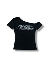 ウェーブショルダーTシャツ