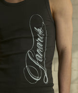 [0102] Side Typography Sleeveless - Charcoal