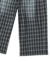 25FW CHECK TRACK WASHED PANTS BLACK