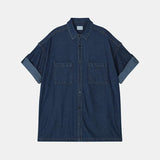ASCLO Summer Denim Roll Up Shirt (2color)