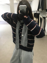 Multiple Stripe Cardigan (2color)