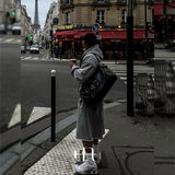 [HFORUS MADE] アーマーカットオフバミューダパンツ IN GREY