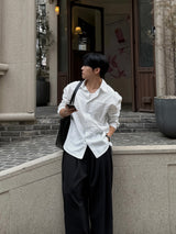 Cove embossed stripe shirt