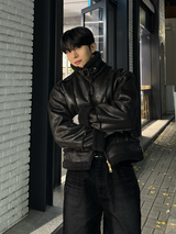Cutting rider crop mustang jacket