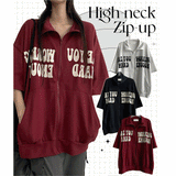 Cherheyneck Short Sleeve Zip-Up