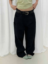 Dyeing panel wide pants(3color) 