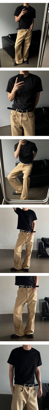 [S/S] Premium コットンクロップTシャツ(4color)