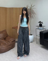 Rael Ribbed Square Neck Slim Sleeveless
