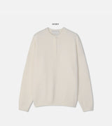 Levon Basic Henley Neck Knit