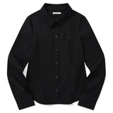 KIRSH プレーンスリムフィットシャツ [BLACK]