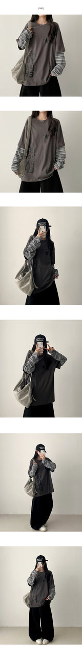 Eve Star Layered Long Sleeve T-shirt