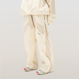 RELABEL 23AW Long Zip Casual Pants in Almond Duplex
