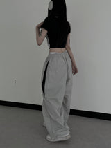 side zipper color pants (summer) (2color)