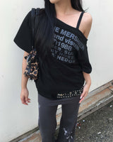 レタリングオフTシャツ