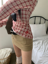  Even Two Pocket Span Mini Skirt (3 colors)