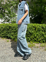 LOOSE FIT DENIM VEST code 21013