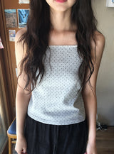 Afili Dot Lace Sleeveless