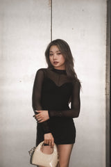 Sheer Sexy Bodysuit (with bra top)