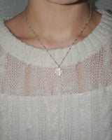 [925SILVER] BLOOM CLOVER NECKLACE