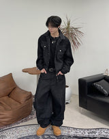 ペレンカットアウトヘンリーネック長袖Tシャツ